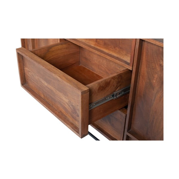 Brūna kumode no mango koka WOOOD Forrest, platums 160 cm-image-1