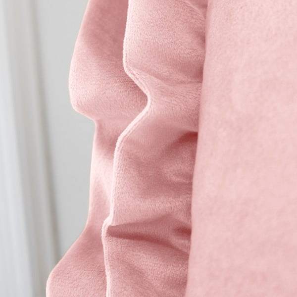 Samta dekoratīvais spilvens 43x43 cm Velvet Double Frill – Catherine Lansfield-image-3