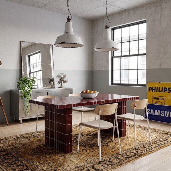 Ēdamgalds 90x160 cm Mosaico – Marckeric-image-1