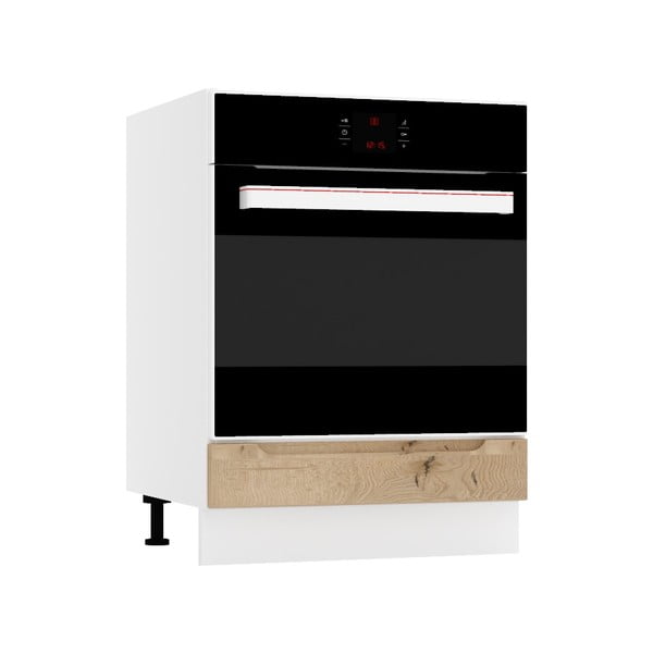 Apakšējais virtuves skapītis iebūvējamai cepeškrāsnij (platums 60 cm) Nico – STOLKAR