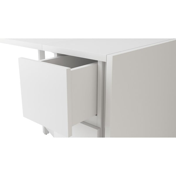 Balts saliekams daudzfunkcionāls galds Woodman Kungla-image-4