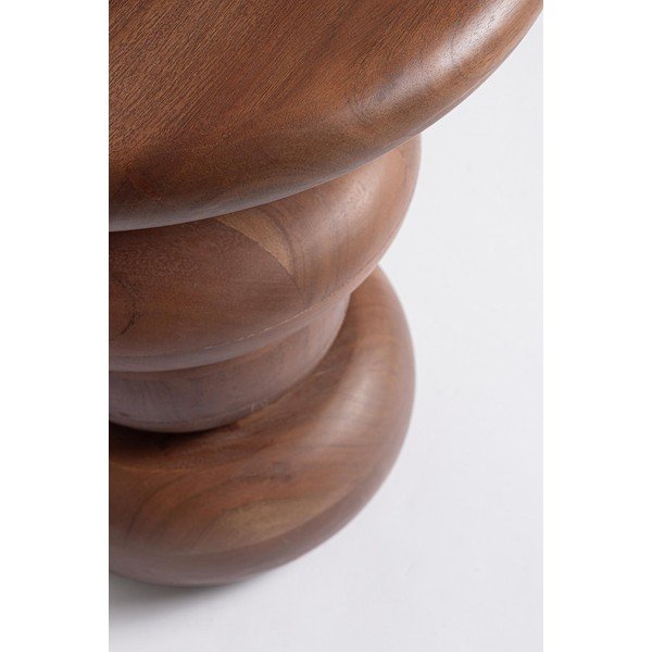 Mango masīvkoka apaļš sānu galdiņš ø 40 cm Lopez – Bizzotto-image-2