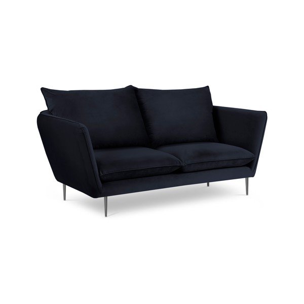 Tumši zils samta dīvāns Mazzini Sofas Acacia, garums 175 cm-image-4