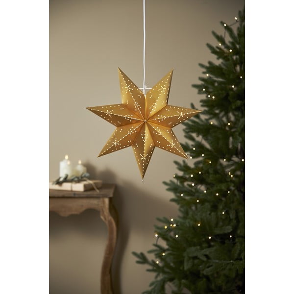 Ziemassvētku gaismas dekori zelta krāsā ø 45 cm Classic – Star Trading-image-4