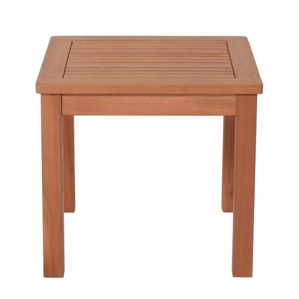 Eikalipta masīvkoka dārza sānu galdiņš 44x44 cm Tucson – Garden Pleasure