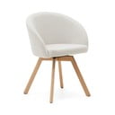 Krēmkrāsas polsterēts ēdamistabas krēsls Marvin – Kave Home