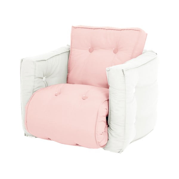 Bērnu saliekamais krēsls Karup Design Mini Dice Pink Creamy