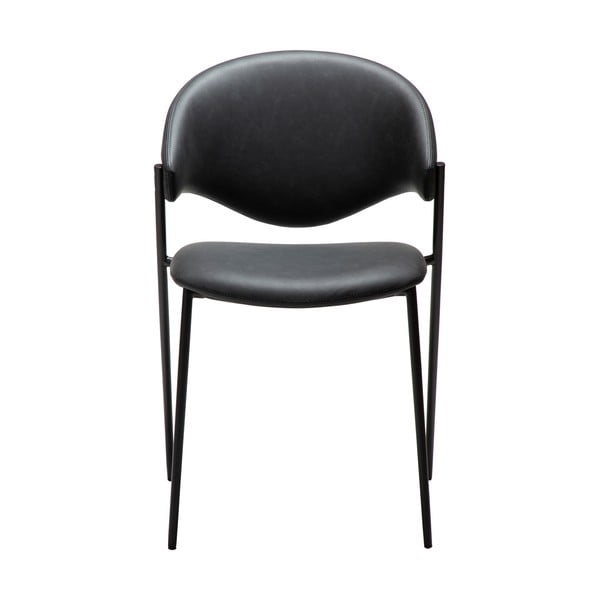 Melns mākslīgās ādas pusdienu krēsls Zone – DAN-FORM Denmark-image-1