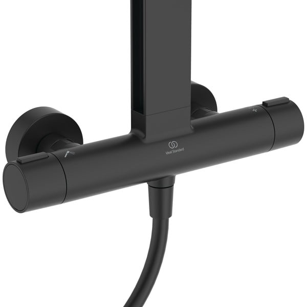 Matēti melns metāla dušas komplekts 111 cm ALU+ – Ideal Standard-image-2