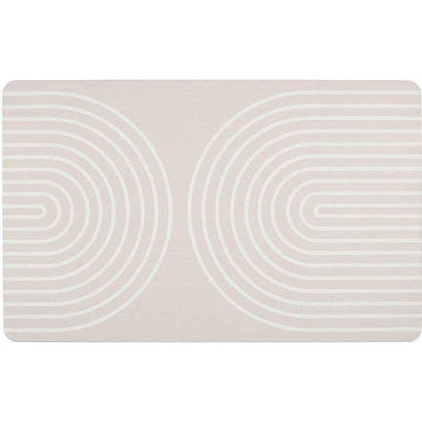 Bēšs diatomīta vannas istabas paklājiņš 50x80 cm Nazca – Wenko