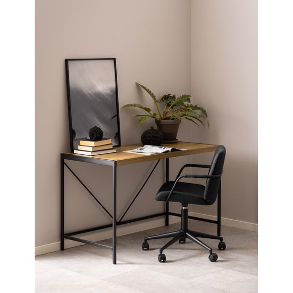 Darba galds ar ozolkoka imitāciju 60x120 cm Bahamas – Actona-image-1