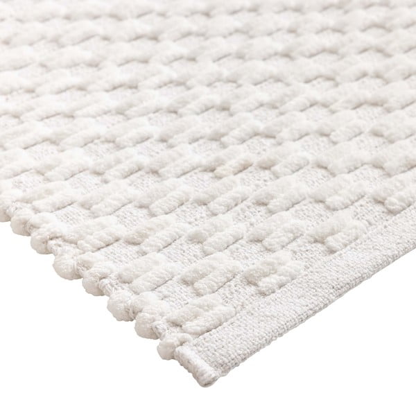 Krēmkrāsas vannas istabas paklājiņš 50x80 cm Lois – douceur d'intérieur-image-4