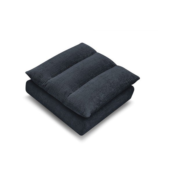 Tumši zils kāju soliņš no šenila auduma Neil – Bobochic Paris-image-3