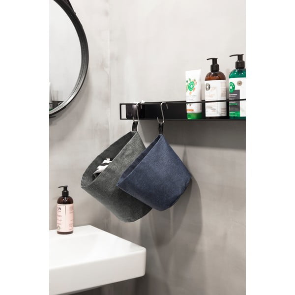 Tekstila uzglabāšanas grozs ø 22x22 cm Soft Storage – Bigso Box of Sweden-image-1