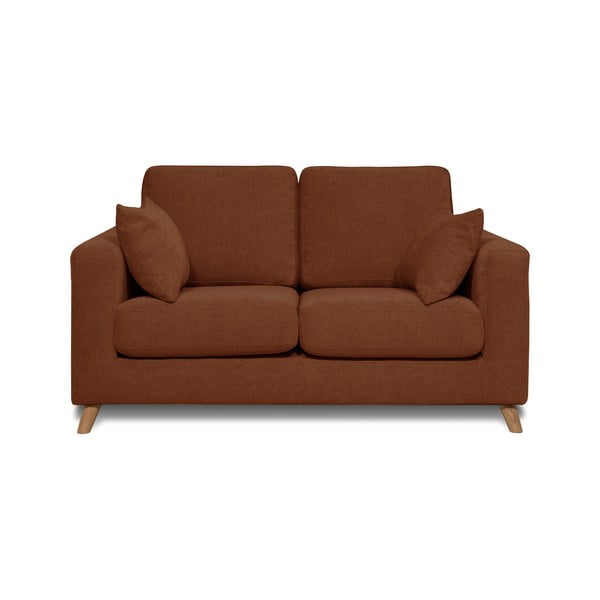 Tumši oranžs dīvāns 157 cm Faria – Scandic