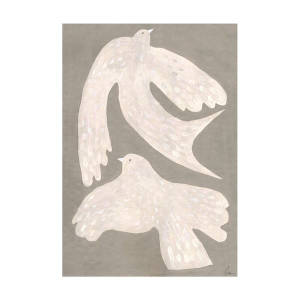Plakāts 30x40 cm Two Birds – Clara Schicketanz – The Poster Club
