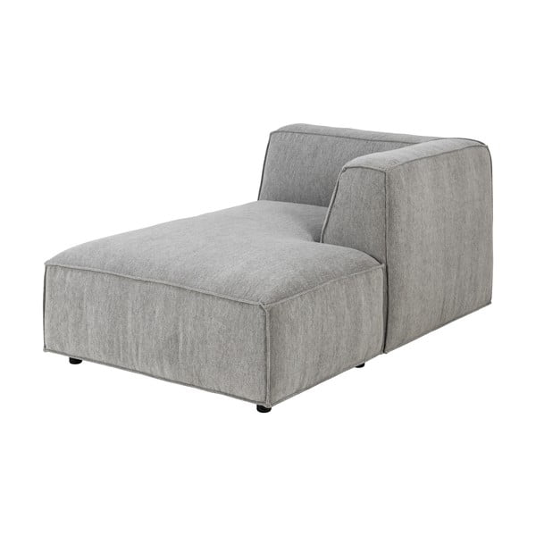 Gaiši pelēks dīvāna modulis Bonami Selection Fairfield, labais stūris-image-3