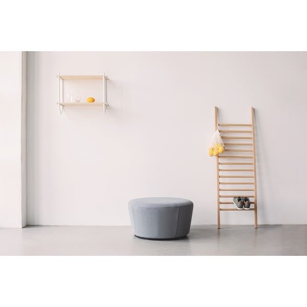 Konjaka krāsas ādas pufs EMKO Naïve, ø 72 cm-image-3