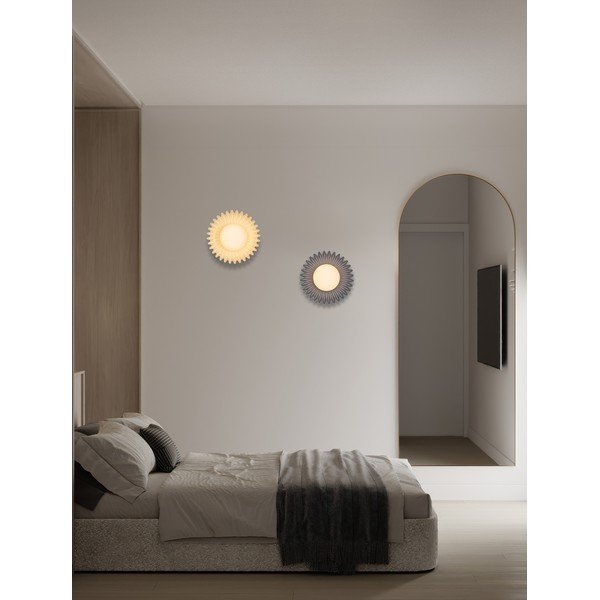 Zila keramikas sienas lampa Petel – Nova Luce-image-1