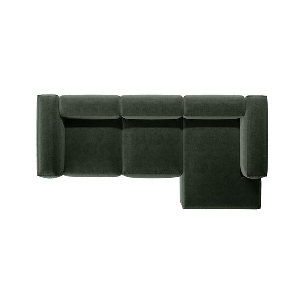 Zaļš stūra dīvāns (ar labo stūri/ar zvilni) Bergamo – Cosmopolitan Design-image-3