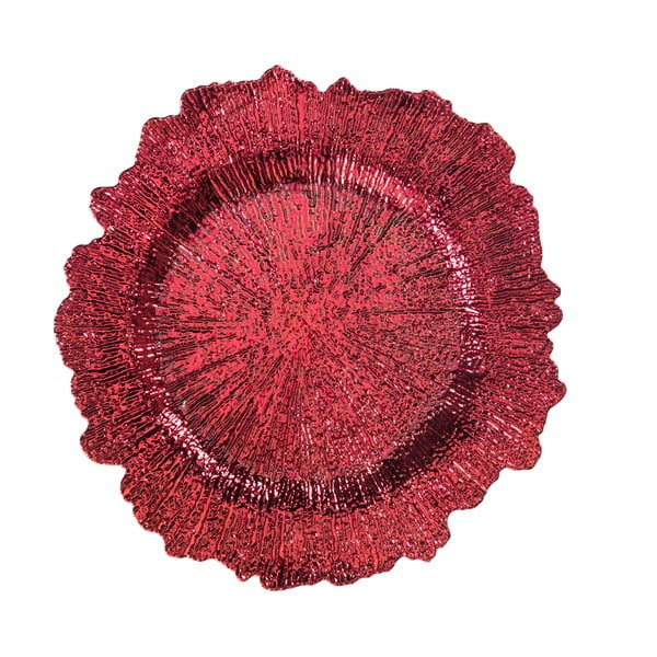 Sarkans šķīvis Brandani, ⌀ 33 cm