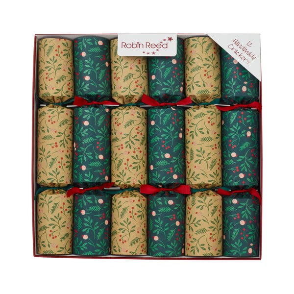 Ziemassvētku pārsteiguma konfektes (12 gab.) Natural Foliage – Robin Reed