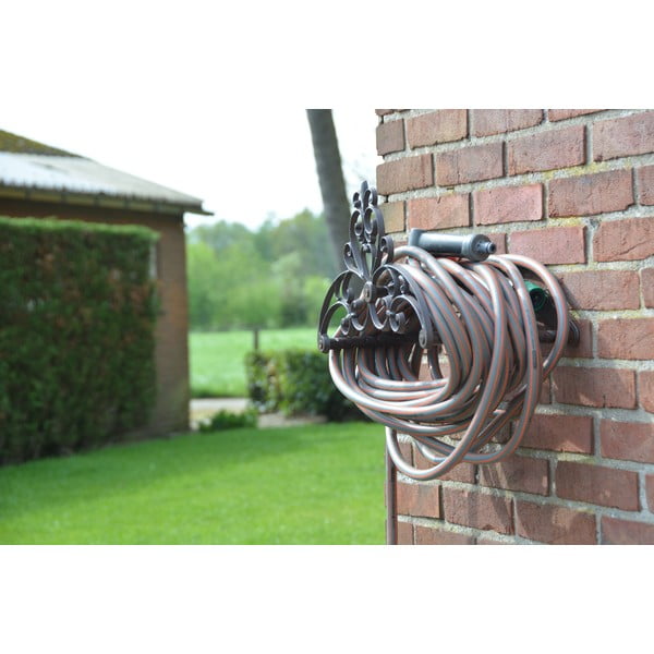 Sienas čuguna šļūtenes turētājs Esschert Design Pattern-image-1