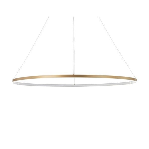 Zelta krāsas karināma lampa Tomasucci Oval Ring, augstums 92 cm-image-2