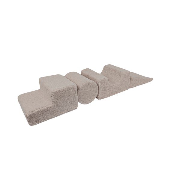 Pelēks tekstila putu rotaļu laukums 45x170x30 cm Montessori – Meowbaby