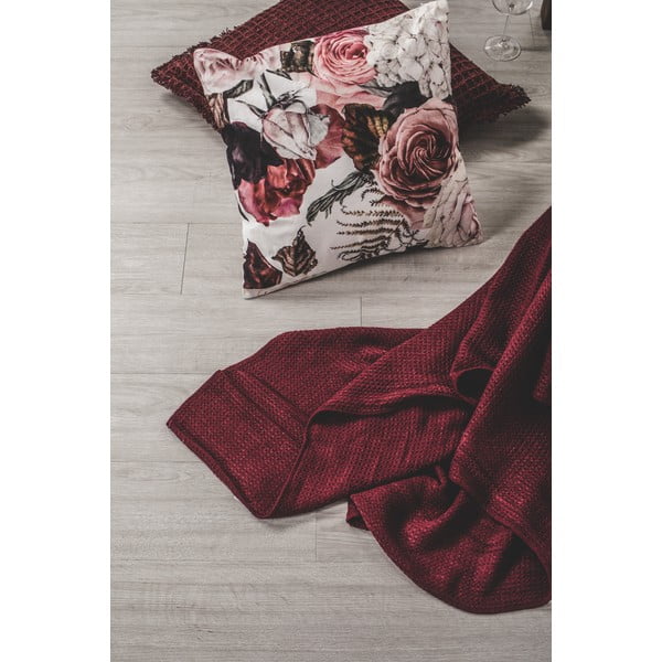 Rozā kokvilnas dekoratīvais spilvens Tiseco Home Studio Waffle, 45 x 45 cm-image-4