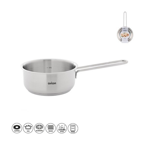 Nerūsējošā tērauda kastrolis 900 ml Anett – Orion-image-2