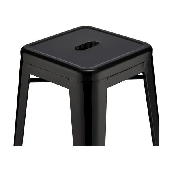 Melni metāla bāra krēsli (2 gab.) 76 cm Korona – Furnhouse-image-3