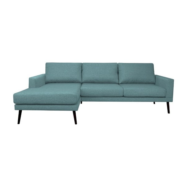 Zils stūra dīvāns Windsor & Co Sofas Rigel, kreisais stūris