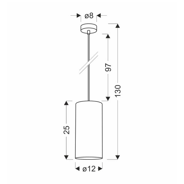 Dabīga toņa piekaramā lampa ø 12 cm Aragona – Candellux Lighting-image-2