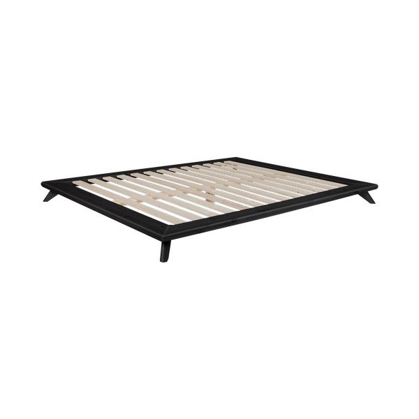 Divguļamā gulta no priedes koka ar matraci Karup Design Senza Comfort Mat Black Black, 160 x 200 cm-image-3