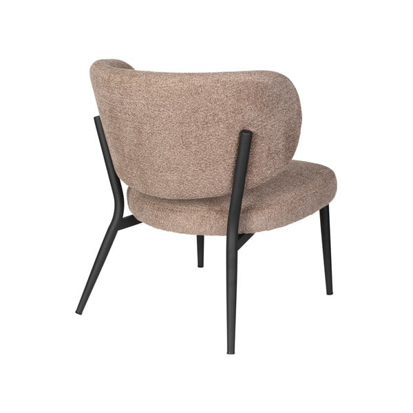 Gaiši brūns atpūtas krēsls Sanne – White Label-image-4