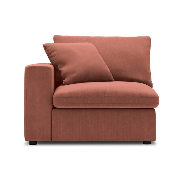 Rozā modulārā dīvāna stūra daļa Windsor & Co Sofas Galaxy, kreisais stūris