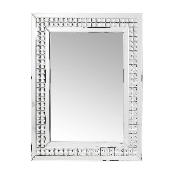Sienas spogulis Kare Design Crystals LED, 80 x 60 cm