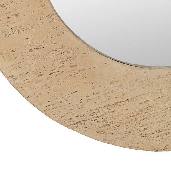 Sienas spogulis ar akmens rāmi 80x80 cm Piedra – Ixia-image-2