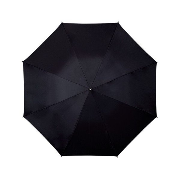 Melns vējdrošs lietussargs Ambiance Elegance, ⌀ 120 cm-image-1