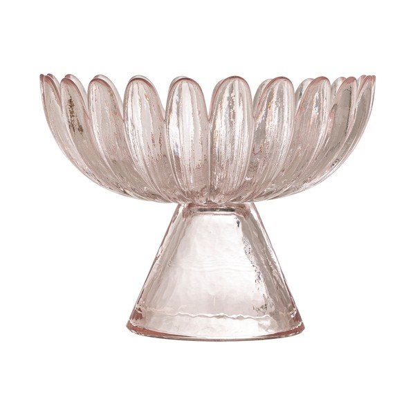 Gaiši rozā stikla servēšanas bļodiņa 220 ml Nalu – Bloomingville