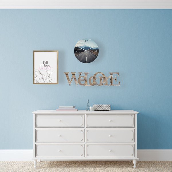Stikla sienas pulkstenis Styler Way-image-1
