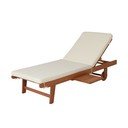 Krēmkrāsas/dabīga toņa masīvkoka dārza zvilnis San Diego – Garden Pleasure