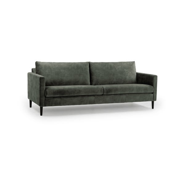 Zaļi pelēks samta dīvāns Scandic Adagio, platums 220 cm-image-2