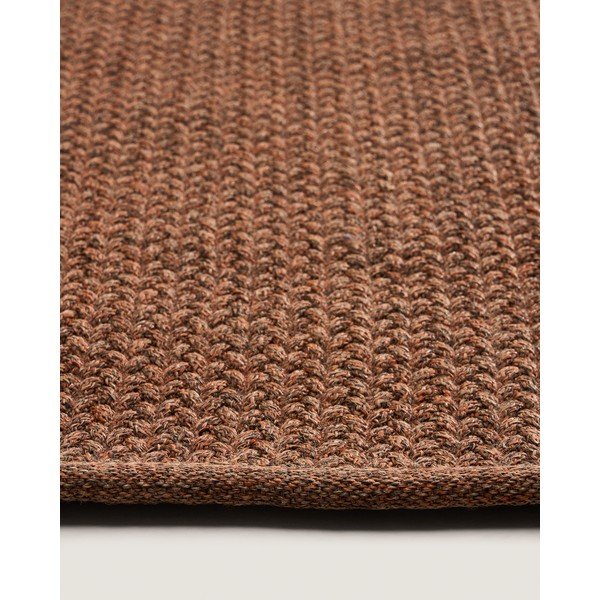 Terakotas oranžs iekštelpu un āra paklājs no pārstrādātas šķiedras 160x230 cm Despas – Kave Home-image-3