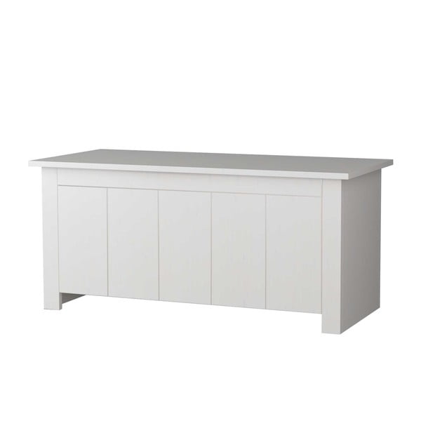 Balta priedes masīvkoka lāde 100x45 cm Bertram – Støraa-image-2