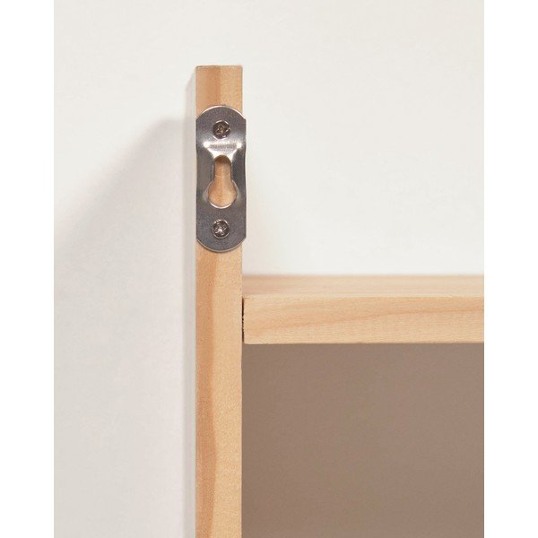 Dabīga toņa priedes masīvkoka sienas bērnu drēbju pakaramais 52,5x20 cm Florentina – Kave Home-image-4