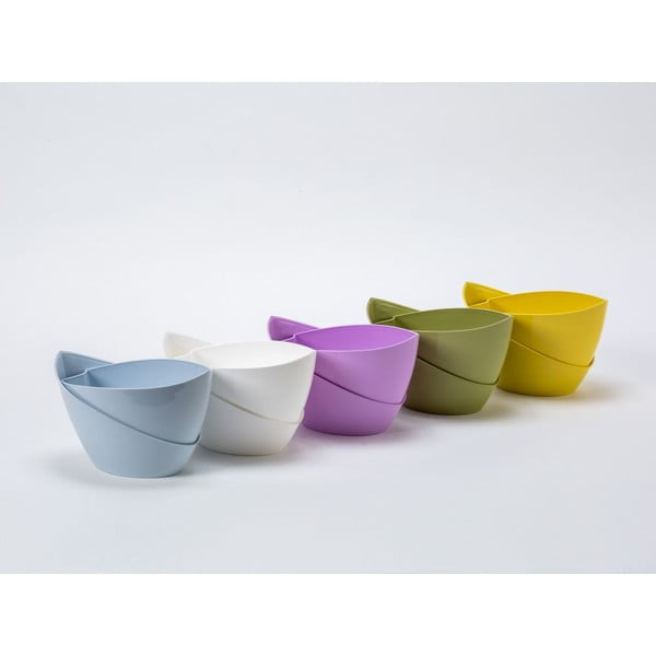 Pasteļviolets pašapūdeņojošs puķu pods Plastia Doppio-image-1