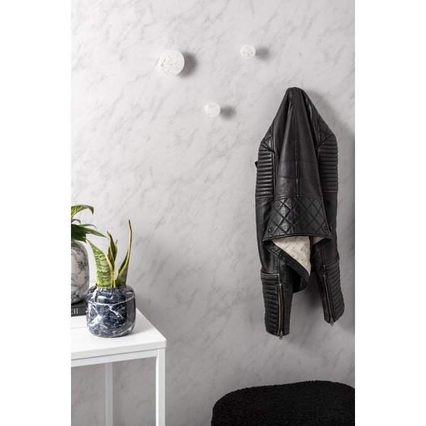 4 baltu āķu komplekts PT LIVING Marble-image-1