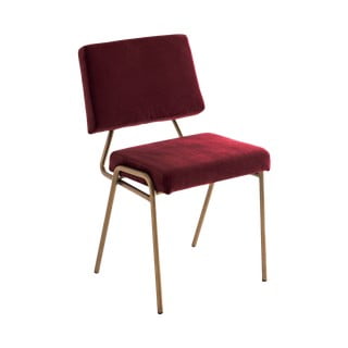 Sarkans ēdamistabas krēsls Simple – CustomForm